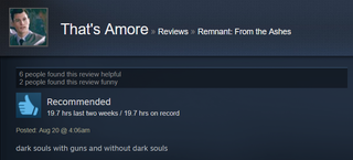 Illustration for article titled Remnant: From The Ashes, As Told By Steam Reviews